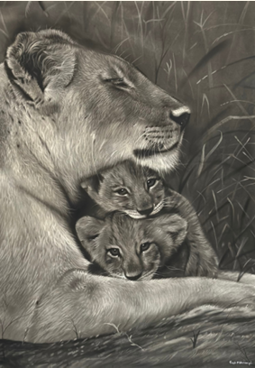 Size: 60*80cm Medium: Charcoal pencil on Bristol paperYear: 2024